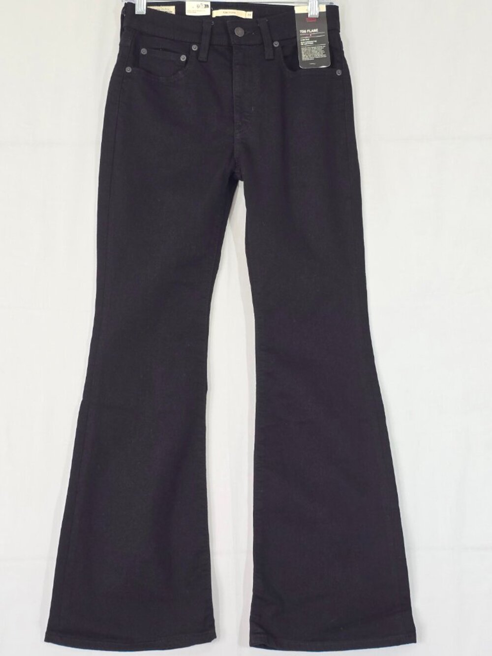 Levi’s Premium 726 Flare Jeans 27 Black NWT